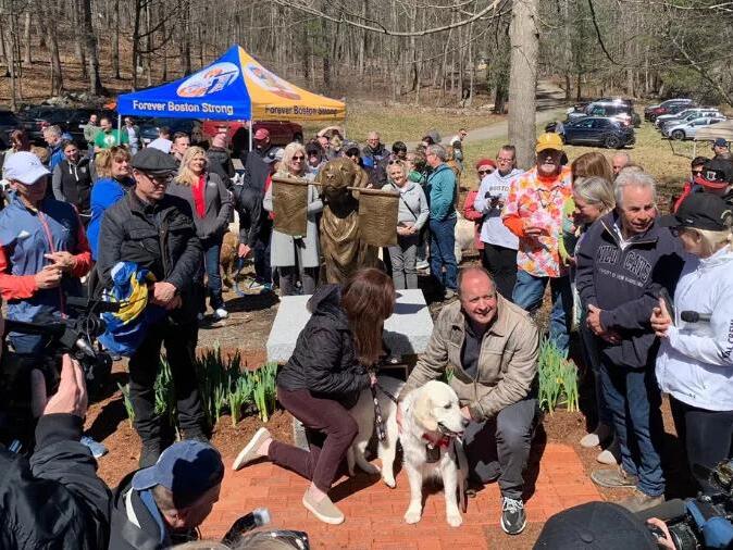 These Very Good Pups Honored The Late Boston Marathon Dog Spencer At These Very Good Pups Honored The Late Boston Marathon Dog Spencer At
