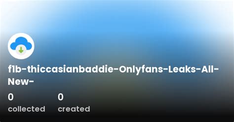Thiccasianbaddie Onlyfans Leaks