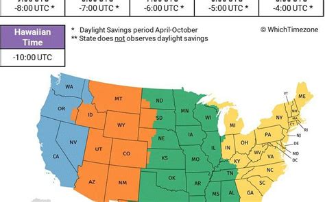 Time Zone Printable Map Your Guide To Navigating Time Zones Time Zone Printable Map Your Guide To Navigating Time Zones