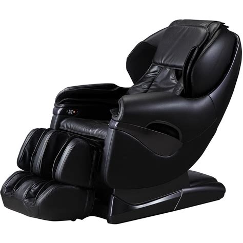 Titan Pro Series Black Faux Leather Reclining Massage Chair Tp