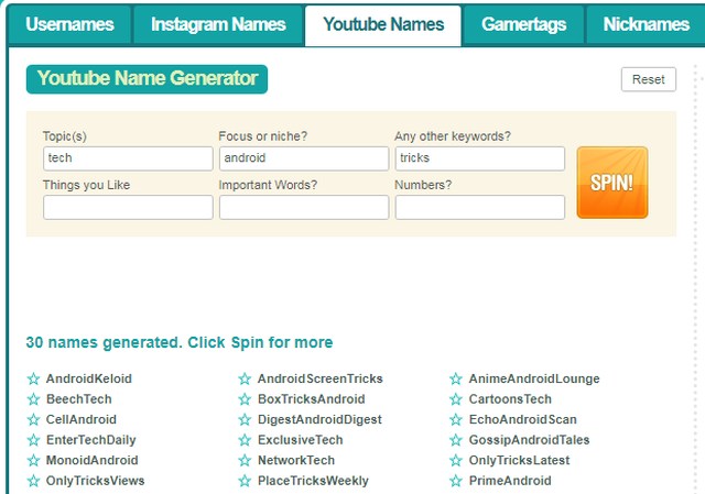 Top 12 Best Youtube Name Generators Free To Use Vlogtribe Top 12 Best Youtube Name Generators Free To Use Vlogtribe