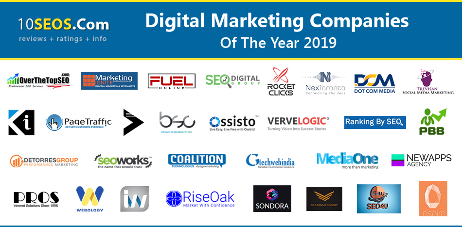 Top Digital Marketing Companies Of The Year 2019 Top Digital Marketing Companies Of The Year 2019