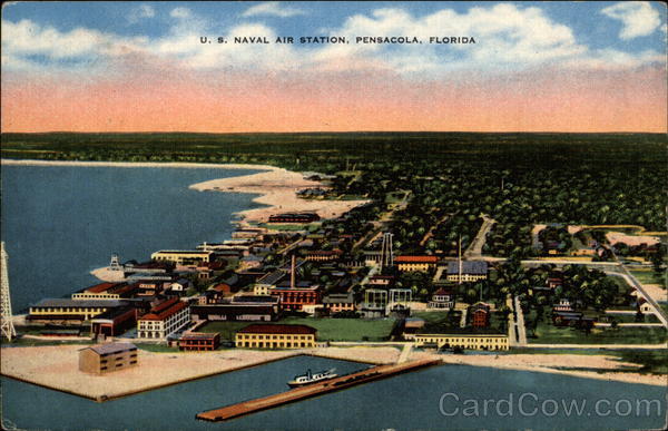 U S S Lexington At Pensacola Naval Air Station Florida