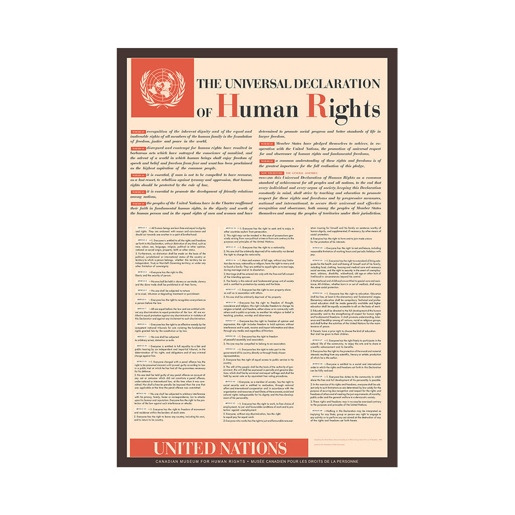 Universal Declaration Of Human Rights Poster Radmir Volk Universal Declaration Of Human Rights Poster Radmir Volk