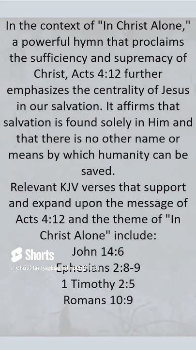 Unveiling The Ultimate Secret To Salvation Revealed In Acts 4 12 1