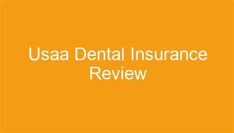 Usaa Dental Insurance Review