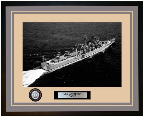 Uss Canberra Cag 2 Framed Navy Ship Photo Burgundy Navy Emporium Uss Canberra Cag 2 Framed Navy Ship Photo Burgundy Navy Emporium