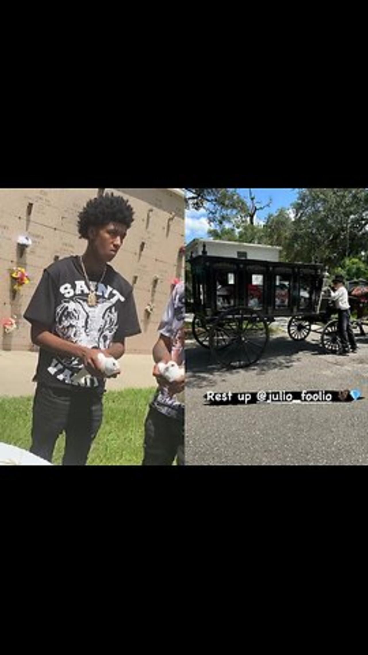 Video Of Foolio In His Casket During Funeral Wearing Black Airforce Video Of Foolio In His Casket During Funeral Wearing Black Airforce