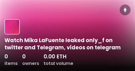 Watch Mika Lafuente Leaked Only F On Twitter And Telegram Videos On Watch Mika Lafuente Leaked Only F On Twitter And Telegram Videos On