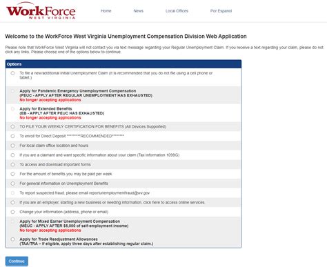 West Virginia Unemployment Login