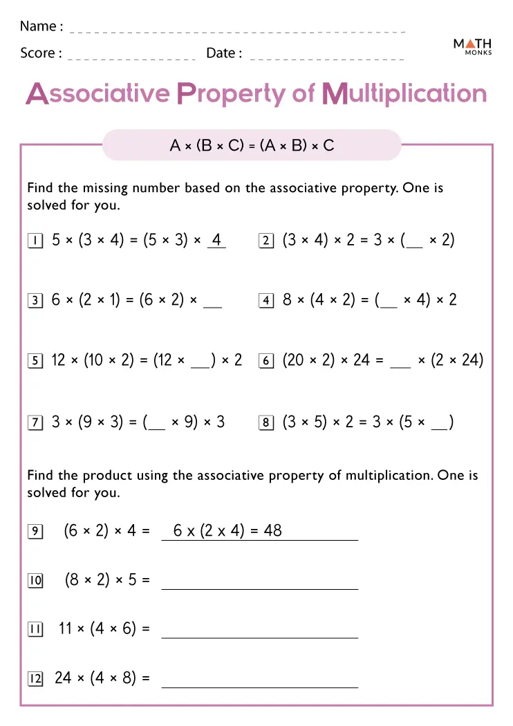 What Are The 4 Math Properties