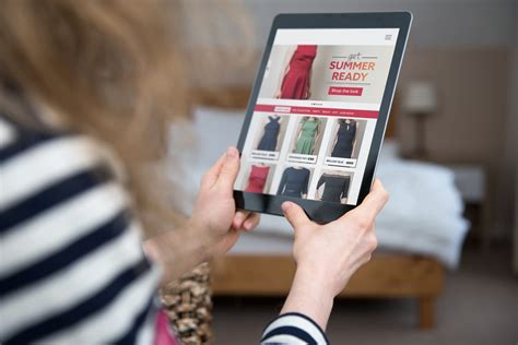 Woman Is Looking And Shopping At Website Template For Fashion Online Woman Is Looking And Shopping At Website Template For Fashion Online