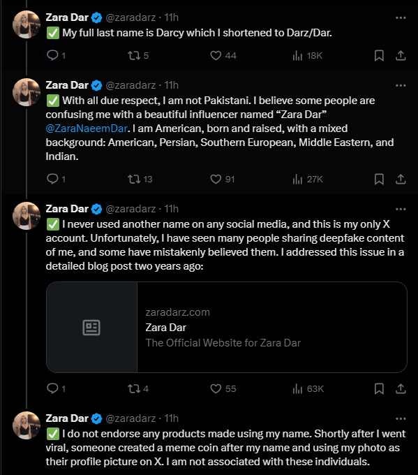 Youtuber Turned Onlyfans Model Zara Dar Clarifies Her Nationality Youtuber Turned Onlyfans Model Zara Dar Clarifies Her Nationality